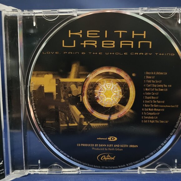 Keith Urban – Love, Pain & The Whole Crazy Thing (2006) Previously Owned CD - Picture 3 of 4